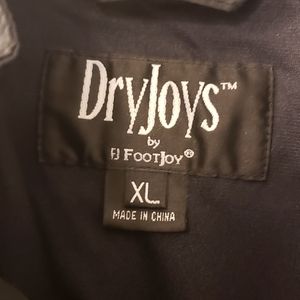 FootJoy DryJoys Veste Homme 2XL Bleu Noir Softshell Golf Coupe-Vent FootJoy DryJoys Veste Homme 2XL Bleu Noir Softshell Golf Coupe-Vent